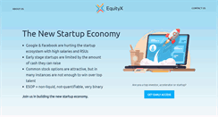 Desktop Screenshot of equityx.com
